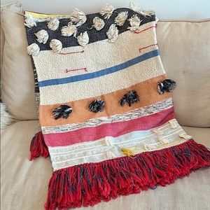 Anthropologie throw blanket